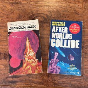 Vintage "When Worlds Collide" and "After Worlds Collide" by Wylie and Balmer